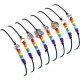8Pcs Pride Bracelet Lgbtq Accessories Rainbow Bracelets Lesbian Pride Gift Friendship Handmade Cord Bracelets 8Pcs Pride Bracelet Lgbtq Accessories Rainbow Bracelets Lesbian Pride Gift Friendship Handmade Cord Bracelets